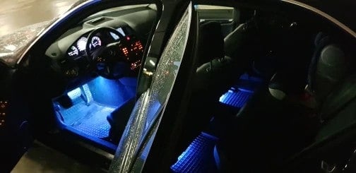 Lumières LED voiture intérieure atmosphère d'ambiance - Ulneo